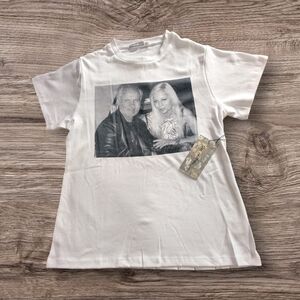 NWT Proof of Concept Donatella & Gianni Versace 100% Pima Cotton Tee, size XS